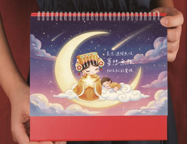 [INFFINI X 默娘姊姊]2026年好運平安限量設計師插畫桌曆 4