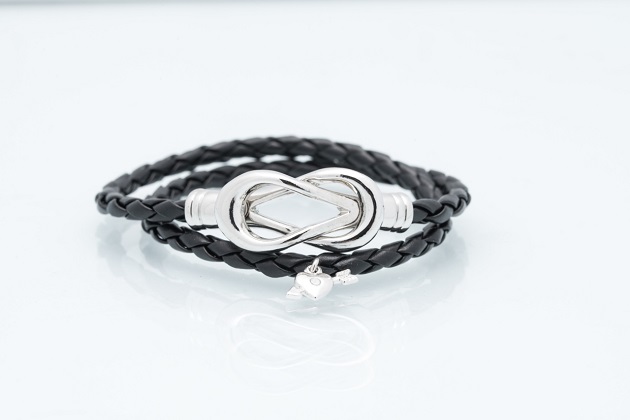 施華洛世奇璀晶寶石一見鍾情系列-銀愛心沉靜黑 1